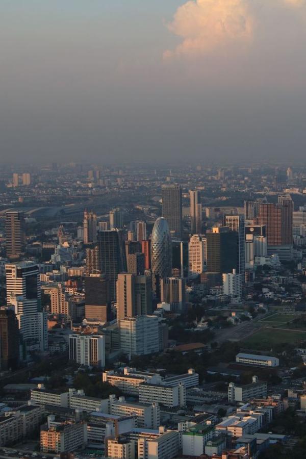 Вид со смотровой Baiyoke Sky hotel